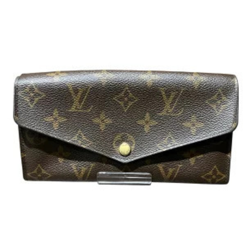 Louis Vuitton Portefeuille Sarah Long Wallet Monogram Leather